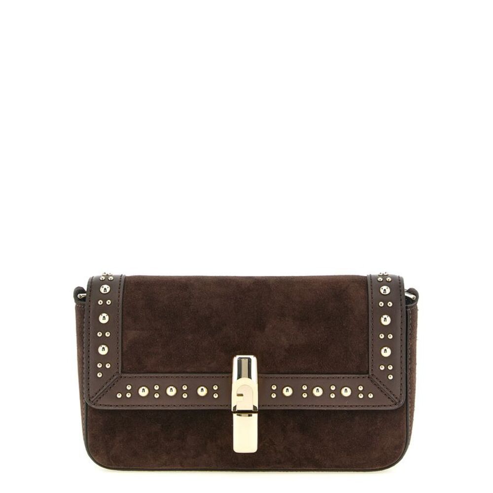 Furla Brown Calfskin Crossbody Women's Bag